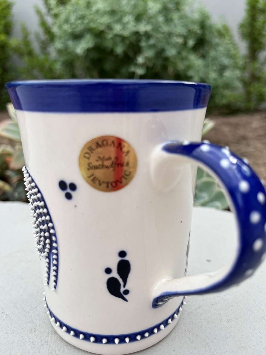 Dragana Jevtovic  Blue Guinea Fowl Mug - Valued at R1,020 !!!