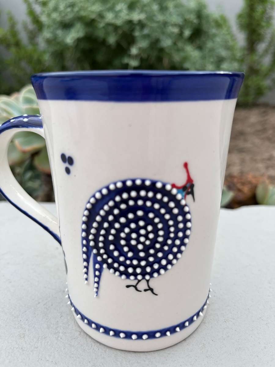 Dragana Jevtovic  Blue Guinea Fowl Mug - Valued at R1,020 !!!