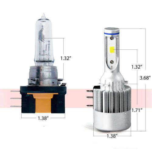 C6 H15 Led Bulbs 72w Pair