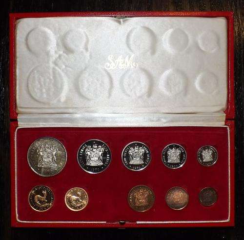 1970 Long Proof Set With Gold