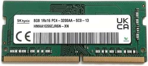 SK Hynix 8GB DDR4 Sodimm PC4 3200MHZ Memory