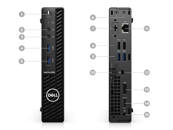 Dell OptiPlex 3080 Micro i5-10500T,8GB,256GB - Windows 11 Pro - Warranty!