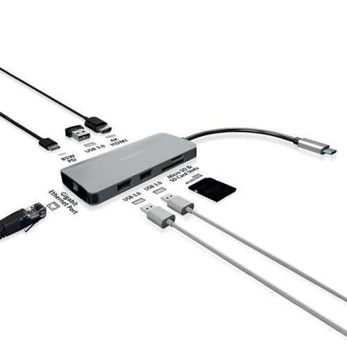 Kensington - USB-C 8-in-1 Driverless Mobile Dock - UH1400P
