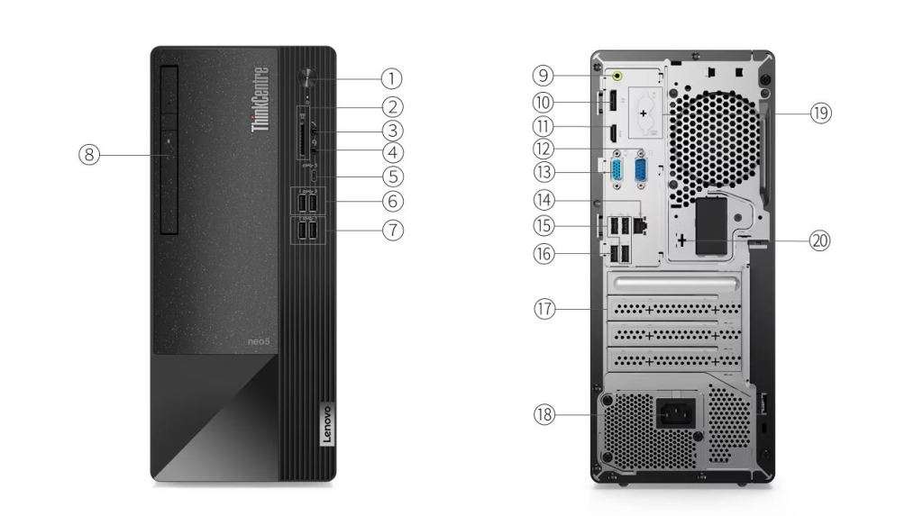Lenovo ThinkCentre neo 50t Desktop PC - i5-12400|8GB|256GB SSD|built in WiFi- Windows Pro - Warr!