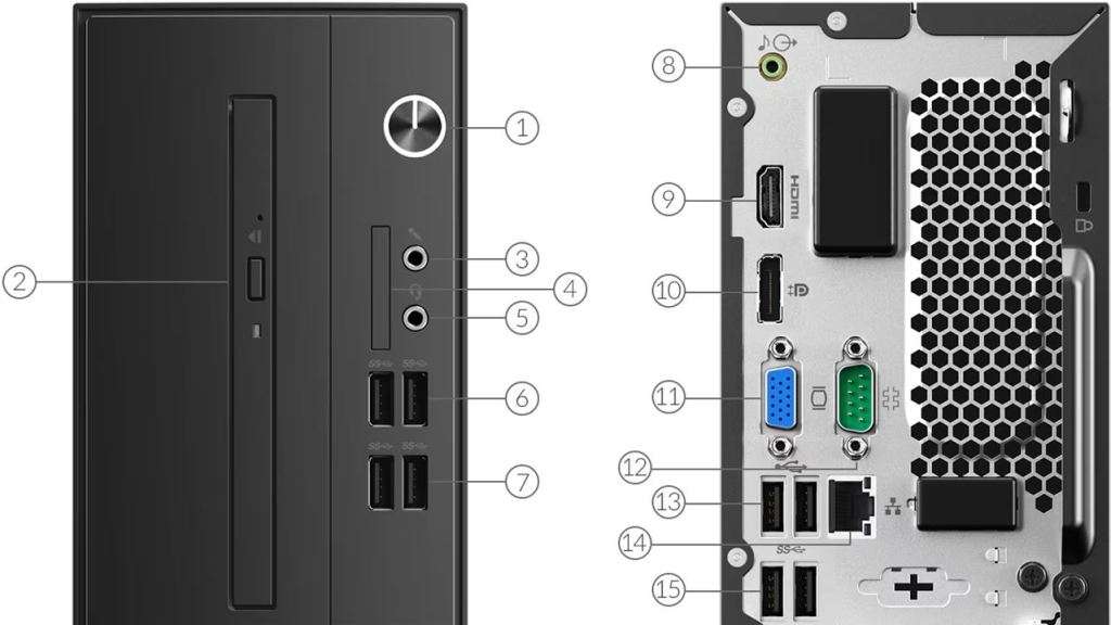 Lenovo V530s Small Desktop - i7-9700|8GB|256GB SSD|Wifi|Windows 11 Pro - Warranty