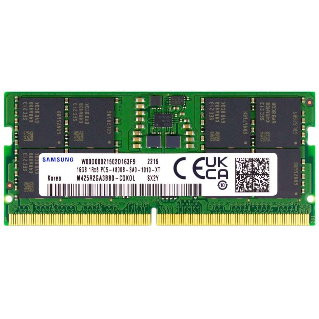 Samsung 16GB DDR5 4800B PC5-4800 SODIMM Laptop RAM