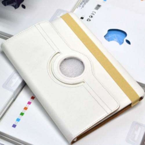 White - 360 Rotation Leather Case Cover Folio for Samsung Galaxy Tab 10.1 P7510