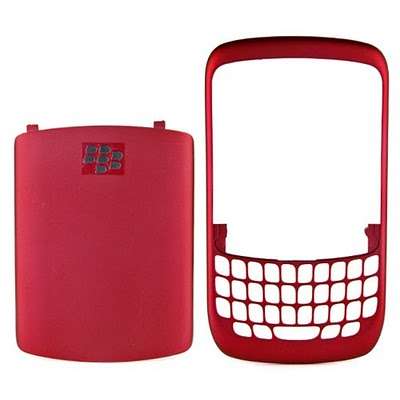 RED - BlackBerry 8520 Replacement Housing-Bezel-Face _