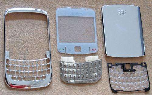 CHROME - BlackBerry 8520 Replacement Housing-Bezel-Face