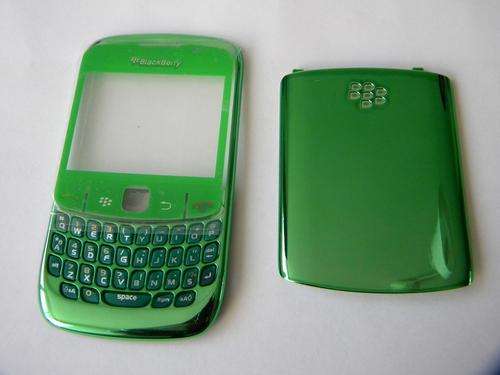 GREEN CHROME - BlackBerry 8520 Replacement Housing-Bezel-Face