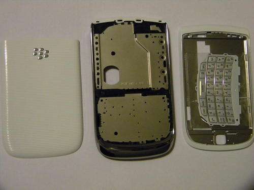 WHITE - BlackBerry 9800 Replacement Housing-Bezel-Face2