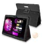 Samsung Galaxy Tab 10.1 P7510 Black LEATHER Folio Case