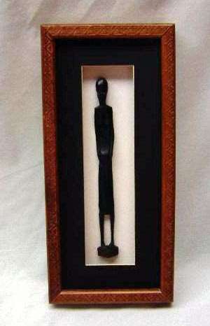 Beautifull African Art - Frame = Dark Wood - No Glass