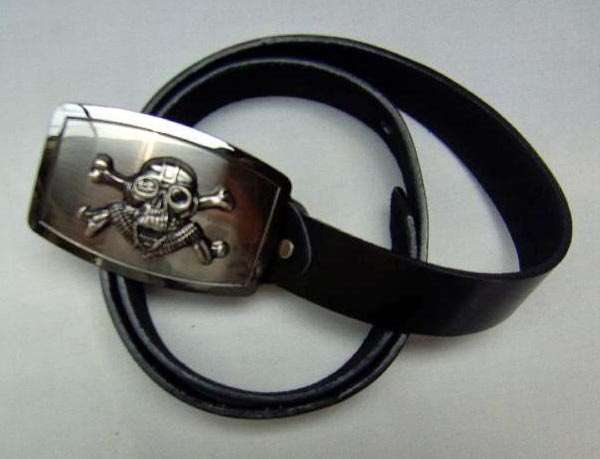 Stylish Skull Belt - 100% Genuine Leather