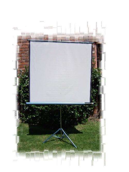 Portable - Retractable Projector Screen with Tripod Stand