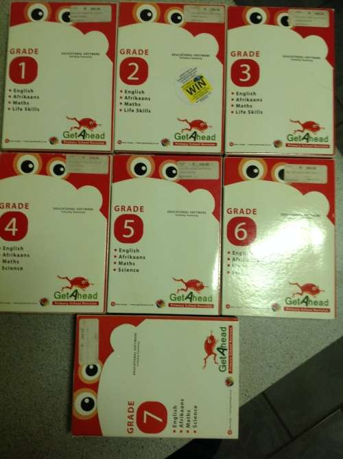 GetAhead Primary School Revision Grades 1-7 CD's