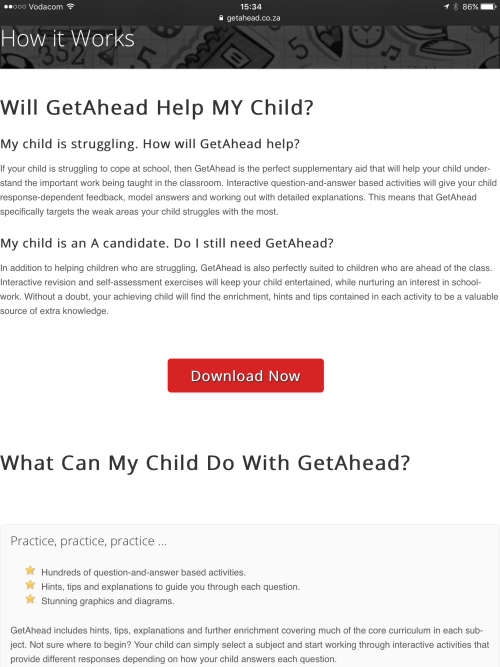 GetAhead Primary School Revision Grades 1-7 CD's