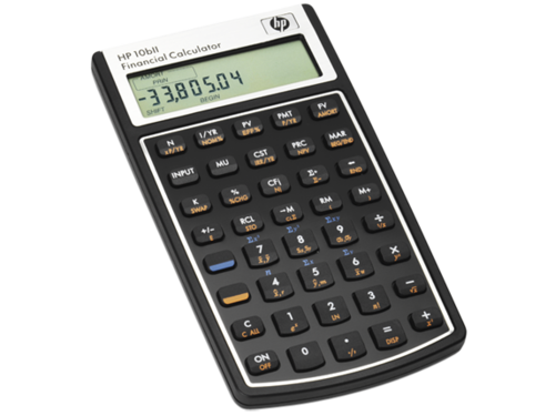 HP 10Bii - Business Calculator (Algebraic) - non Programmable
