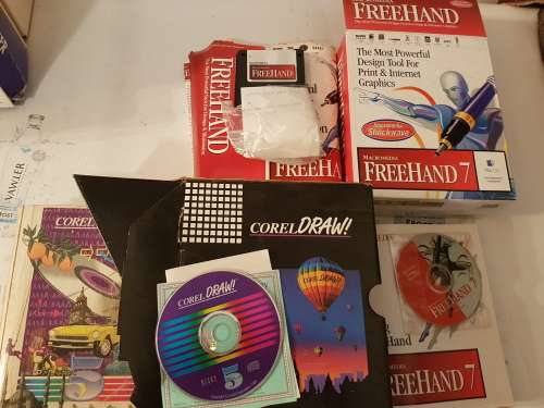 Huge Collection Vintage Graphic Design Software For Mac (Read Description)