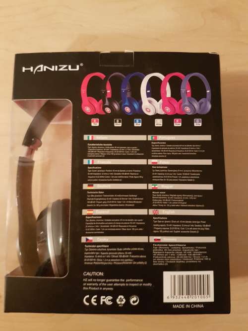 Hanizu Extra Bass Headphones