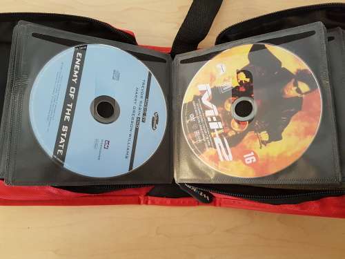 60+ Orginal NOW and various Music CD`s with DVD and BluRay Movies in Carry Case
