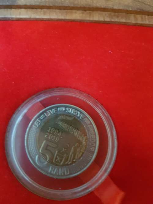 Nelson Mandela Long Walk To Freedom Election 1994-2019 Commemorative Coin in Presentation Box(Last 1
