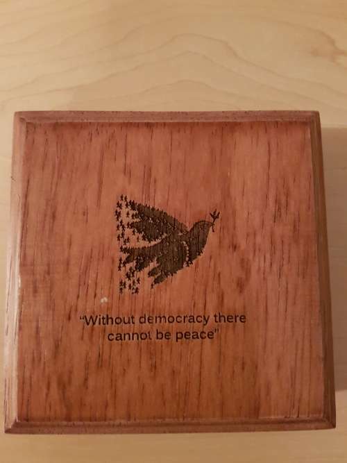 Nelson Mandela Long Walk To Freedom Election 1994-2019 Commemorative Coin in Presentation Box(Last 1