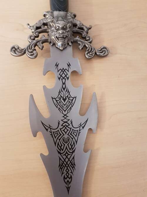 Steel Decorative Display Sword