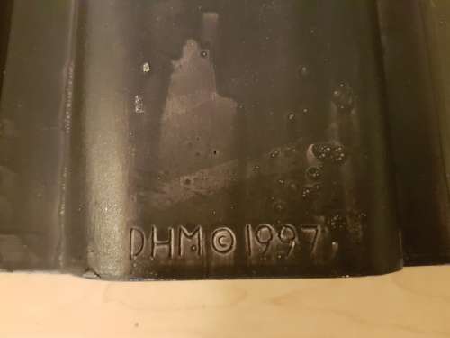 DHM Hand Painted Ceramic Castle Door Functional Art Candle Stand Sculpture