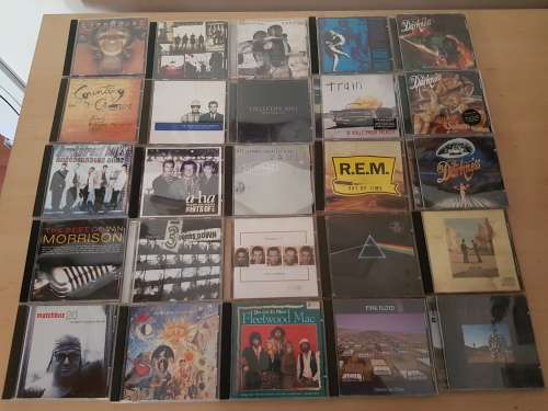 Lot of 50 Original Rock CD`s in Jewel Cases (Bid For All) (See Description for Details)