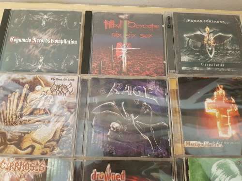 Lot of 18 Original Death Metal Rock CD`s in Jewel Cases (Bid For All)(See Photos for Details)(Lot 4)