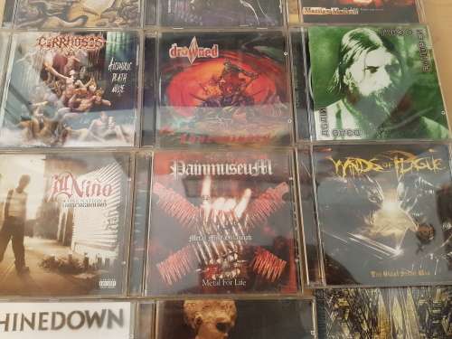 Lot of 18 Original Death Metal Rock CD`s in Jewel Cases (Bid For All)(See Photos for Details)(Lot 4)