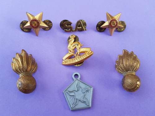 Lot of SA Military Bdges & Pins (Bid For All) (See Photos for Details)