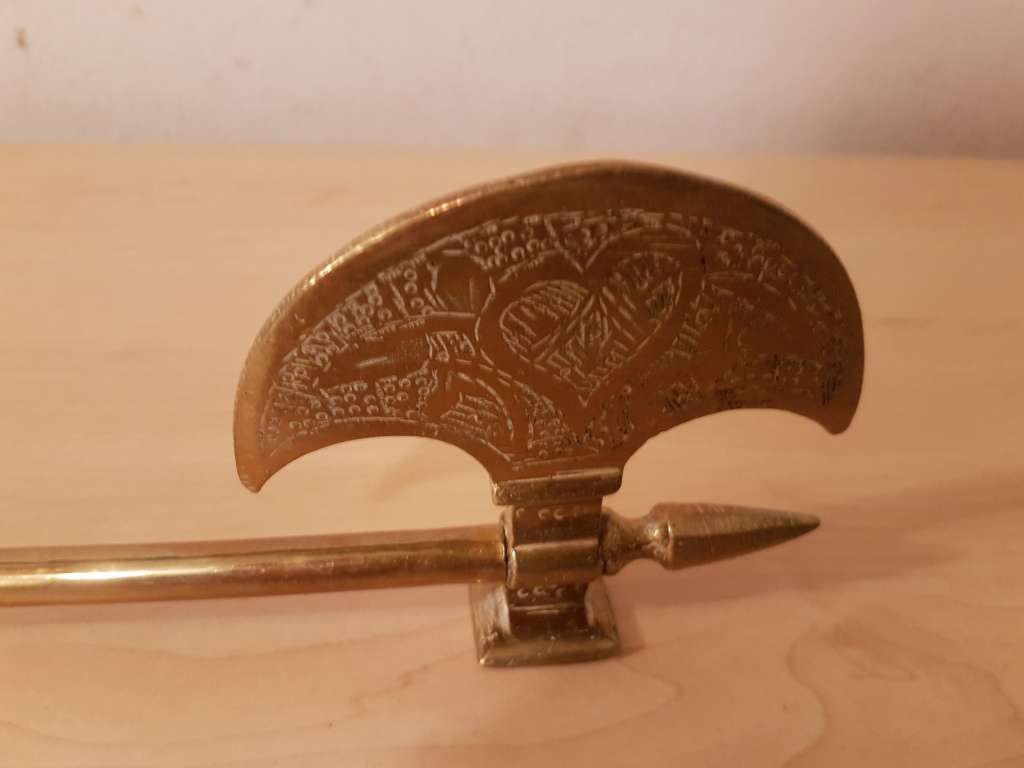 Display Brass Ceremonial Tabar Hammerhead Axe