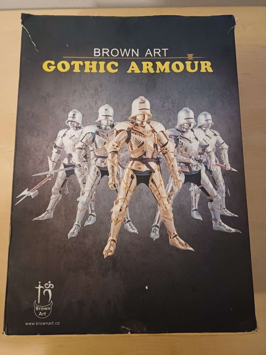 Very Rare Collectable Brown Art Gothic Armour Steel Knight (Not A Toy)