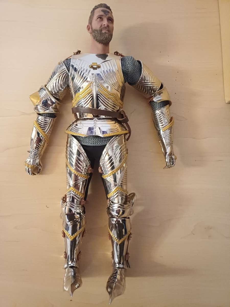 Very Rare Collectable Brown Art Gothic Armour Steel Knight (Not A Toy)