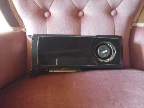 MSI GTX 580 card is faulty but can play some cames still.