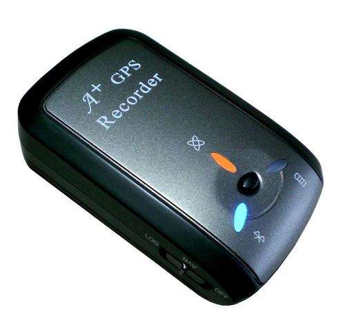 i-BLUE 747A+  BLUETOOTH GPS TRIP RECORDER, 66 CHANNELS, AGPS