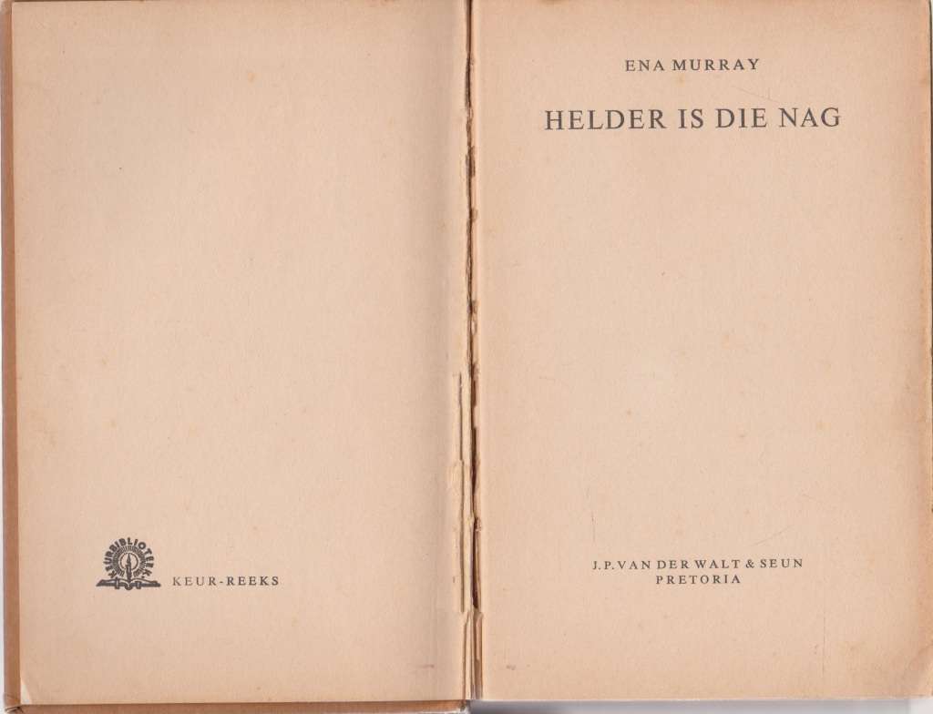 Ena Murray vier boeke vir die prys van een.  Daaglikse gesprek getekende kopie