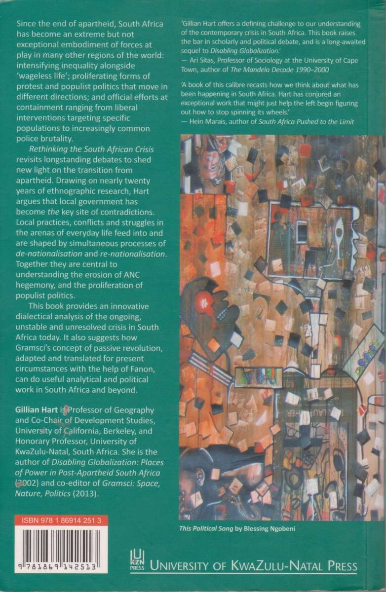 Rethinking the South African Crisis: Nationalism, Populism, Hegemony by Gillian Hart