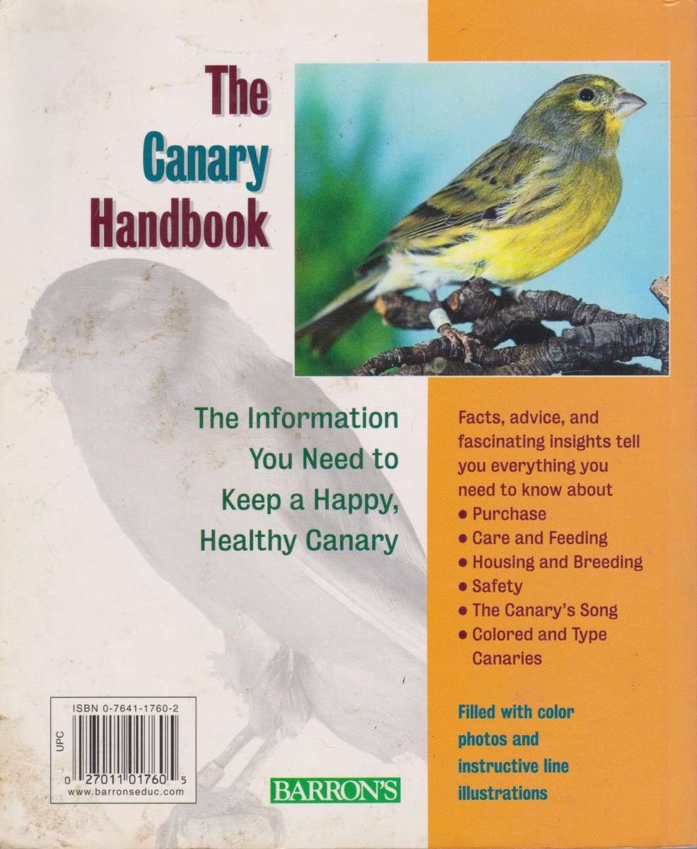 The Canary Handbook by Matthew M. Vriends & Tanya M. Heming-Vriends
