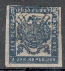 1870 Borrius printing 6d blue- possibly SACC22