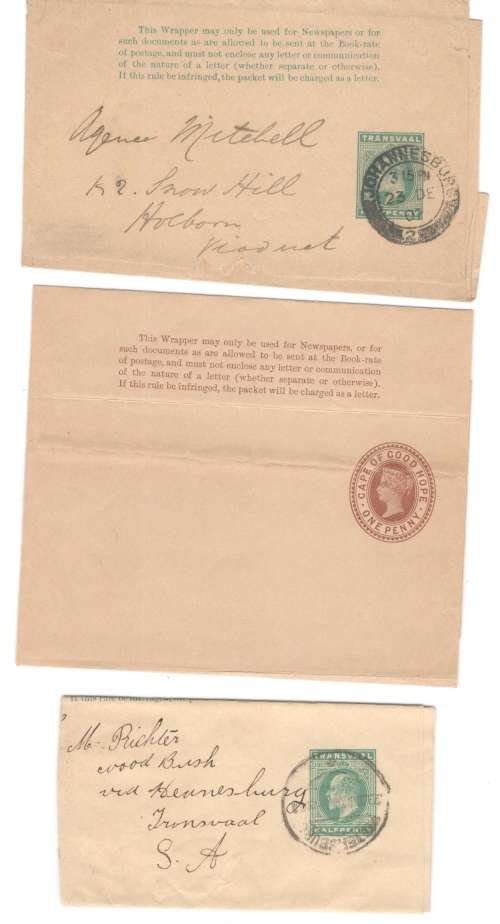 6 newspaper wrappers