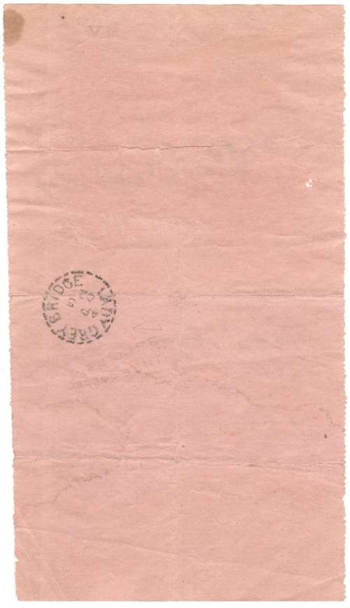 Rare Boer War Permit 1902- Lady Grey Bridge cancel Putzel 3- rated 40/200 - Permit Officer Paarl