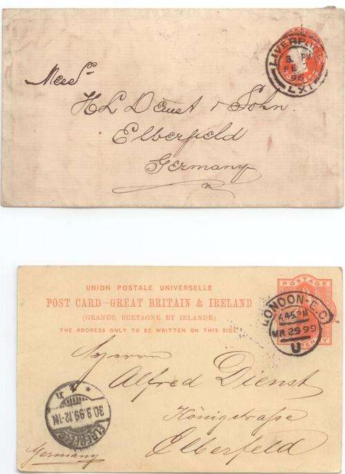 Postal history - 19th C Victorian Covers & Cards - see scans!