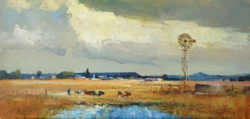 Magnificent Chris Tugwell original (59.5x28.5cm). Excellent investment @ a very LOW opening!!