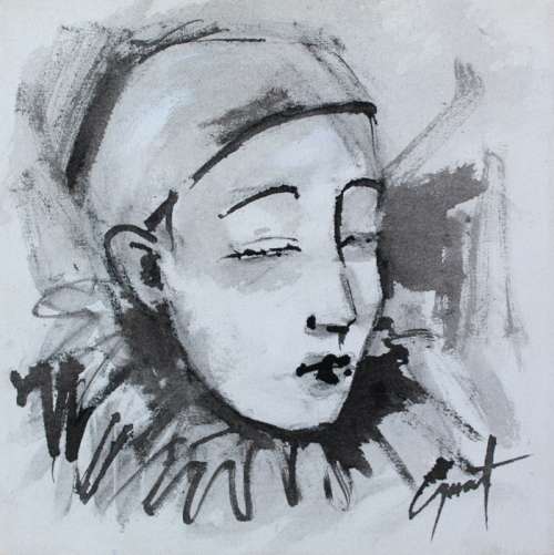 PAIR of Original GERART acrylic (25x25cm) @ a VERY LOW opening