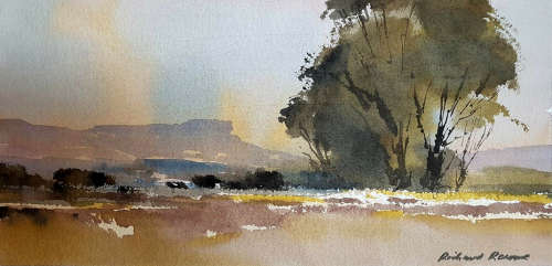 Beautiful Watercolour by Richard Rennie (39.5x19cm) @ a LOW opening!!!