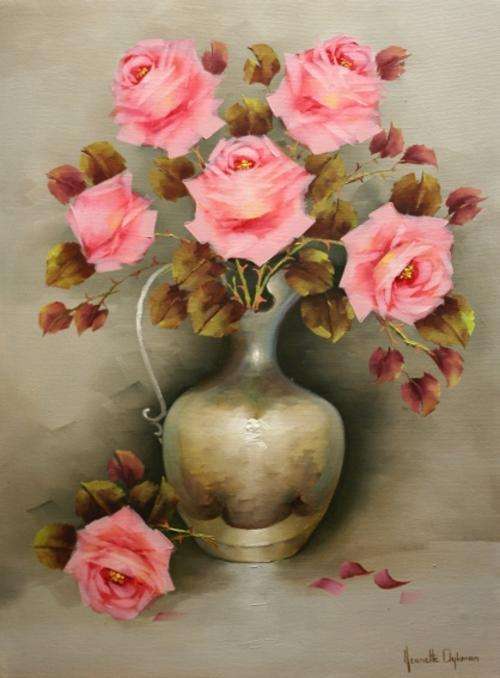 Beautiful Jeanette Dykman Original (60 x 45cm) @ a CRAZY R1 opening!