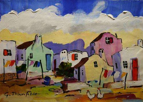 Delightful Gertie Ihlenfeldt Original (35x25cm) @ a CRAZY R1 opening!